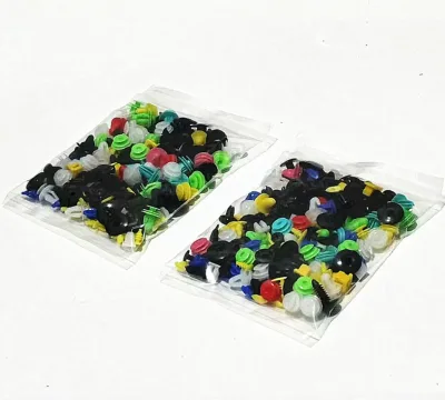 100pcs/bag Durable Nylon & POM Auto Fastener & Clip New Fastening System Fast Rivet Snap Push Retainer for Automotive Parts