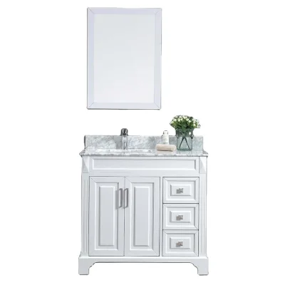 Bathroom Storage Double Sink Vanity Cabinet Luxury Style Modern Design Customized Bathroom Vanity Cabinet