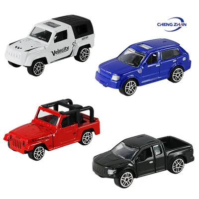 Factory Direct Sale Alloy Diecasting Police Patrol Model Car Opening Doors Toy Pull Back Metal Car Toy