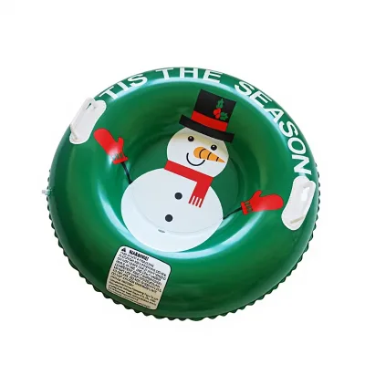 Yiwu Cross-border Cold-Resistant Thickened PVC Inflatable Snow Tube 20-Piece Winter Outdoor Skiing Tool