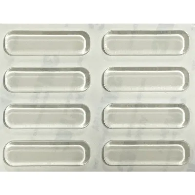 Strong-adhesion Adhesive Silicone Bumper Strip Cabinet Drawer Doors Reinforced No Drilling Required Seamless Silent Transparent
