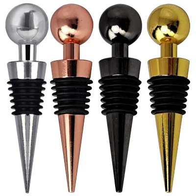 Cheap Hot Sale Wine Seal Prevents Oxidation Bottle Stoppers Bar Tools Ball Shape Wine Bottle Stopper