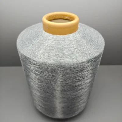 20D 40D Conductive Carbon Yarn Antistatic Polyester Filament Yarn for Knitted Gloves Cleanroom Fabric