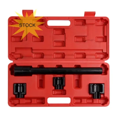 VIKTEC Inner Tie Rod Removal Tool Kit for Honda Ford Chrysler GM with Dual Tie Rod Tool & 3 Adapters