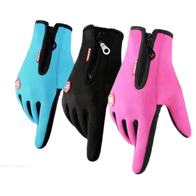Waterproof Touch-screen Gloves with Full-finger Design for Outdoor Sports Climbing Dress Driving Cycling Motorcycle Camping