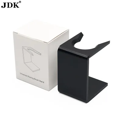 Crystal Clear Acrylic Shaving Stand Universal Razor and Brush Holder Minimalist Shaver Organizer for Men's Bathroom Storage
