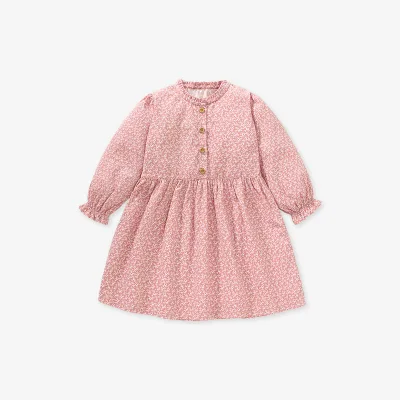 Girls Fall Skirt 2024 New Cotton Long Sleeves