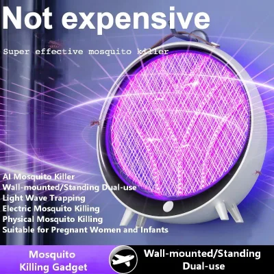 Lampara Electrica Matamosquitos USB Powered UV Light Attracting Electric Mosquito Killer Lamp with Cleaning Brush
