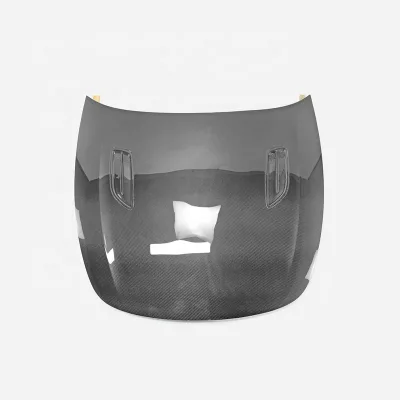 New Stinger OEM Style Sport Hood with EPA and Air Vents Carbon Fiber Engine Hood-Black Lightweight
