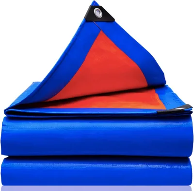 Factory Made Super Heavy Duty Tarpaulin Blue Waterproof Tarpaulin With Tent Cover