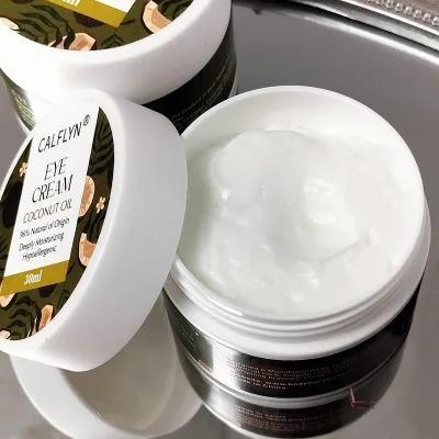 CALFLYN Organic Eye Cream Anti-Aging and Wrinkle Puffiness Bags Under Eyes Moisturizer Eye Cream