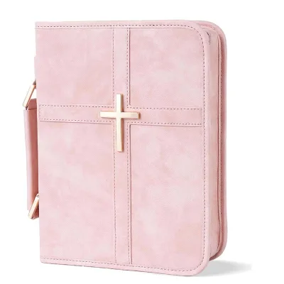 PU Prayer Book Organizer Bag Travel Desktop Bible Storage Tote Dust-Proof Book Cover Bible Study Supplies Accessories Bag