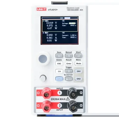 UNI-T  UTL8212+ 150V 20A 400W Electronic Load Programmable Power Supply Current Meter RS232 Communication Module