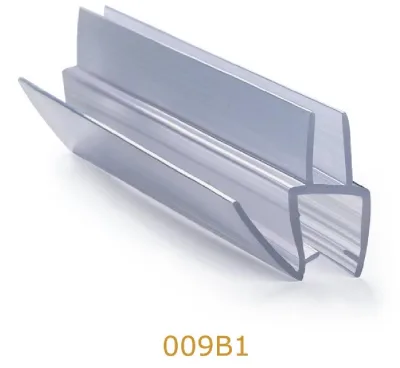 Free Sample PVC Shower Glass Door Sweep Weather Bottom Rubber Seal Strip Dustproof Insectproof Soundproof Modern Design for