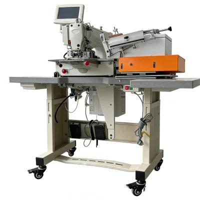 Automatic Programmable Lock Stitch Label Attaching Sewing Machine High Automation for Clothing Factory TOPSEW TS-2210-VC-LB