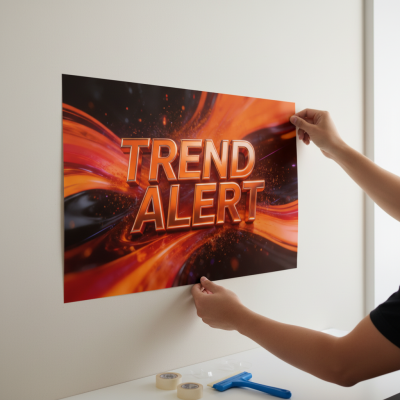 Custom Graphics Eco-Friendly Poster Fade Resistant Poster for Artwork