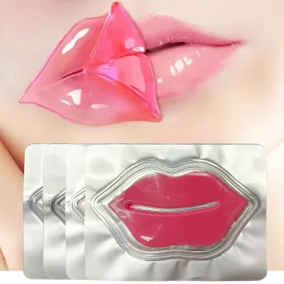 Private Label Anti Wrinkle Collagen Serum Anti Aging Crystal Lip Care Kit Mask Sheet