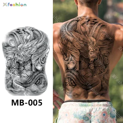 High Quality Easy to Use Wholesale Discount New Style Fashion Full Back Tattoo Stickers