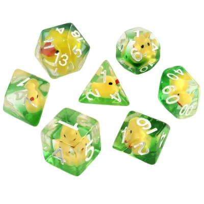Custom DnD Dice Set Resin Game Rolling D&D Polyhedral Dice for Dungeons & Dragons Role Playing Games and RPG Tabletop Games