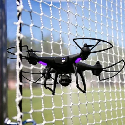 Flame Retardant HDPE/Nylon Double Layer Mesh with Steel Wire Rope Net for Drone Prevention and Perimeter Protection