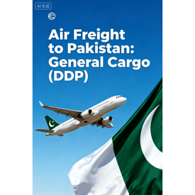 Air Freight to Pakistan: General Cargo (DDP) & Sensitive Cargo (DDU) Transit Time: 10-15 days Dimensional Weight Factor: 6000
