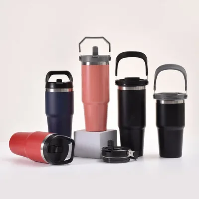 40oz 30oz double wall stainless steel vacuum tumbler with straw