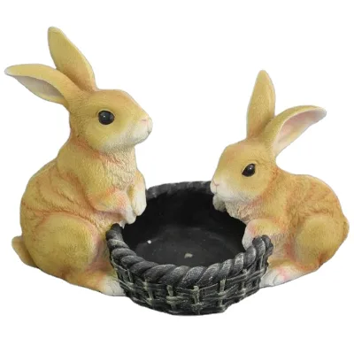 Fun Retro Rabbit Design Cigarette Ashtray Creative Novelty Gift for Home Office or Hotel for Smoking Enthusiasts