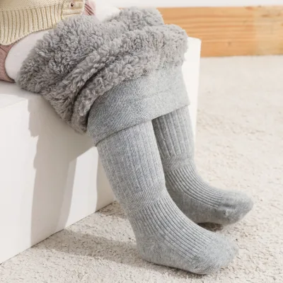 Wholesale Baby Child Thicken Wool Leggings Tights Baby Toddler Kids Winter Thick Warm Fleece Pantyhose/Tights for Toddler
