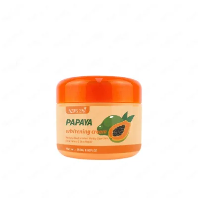 Natural Cream Papaya Whitening Face Cream for Black Yellow Skin