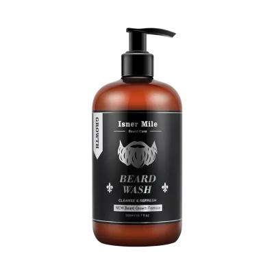Private Label Natural Cruelty-free Deep Cleansing Face Beard Foam Shampoo Beard Wash