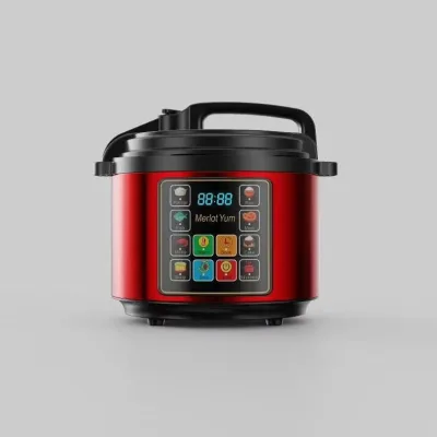 Wholesale Large Capacity 5L 6L Color Screen Electric Pressure Cooker Stainless Steel Digital Pressure Cooker