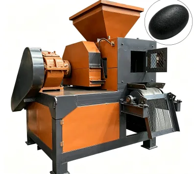 Top China Supplier Industrial Ball Press Equipment 6-8T/H for Coke Carbon Black Briquetting with CE Model 400