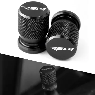 RSV4 Custom logo Colorful Tire Valve Caps Alu Stem Anodized for Aprilia
