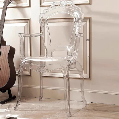 Modern Minimalist Acrylic Dining Chair for Hotel and Outdoor Use
