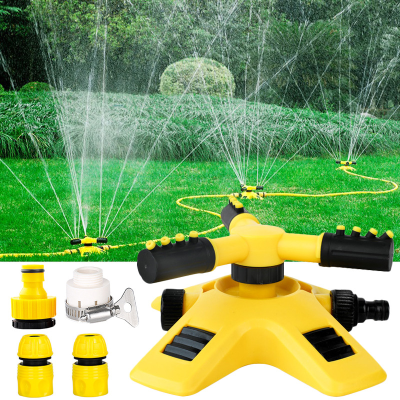 Agricultural Garden Irrigation Sprinkler 360 Degree Automatic Rotating Sprinkler Lawn Watering Sprinkler