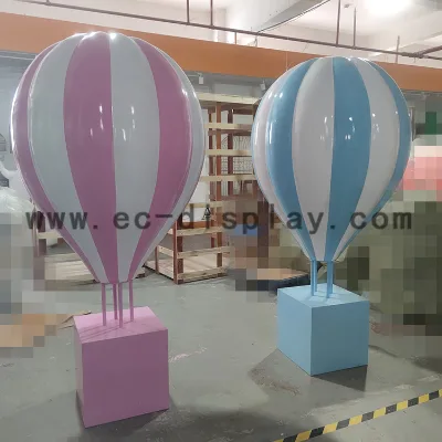 Free-standing Customized Hot air Balloon Props in Fiberglass