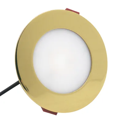 6W IP67 DC12V/DC24V Gold Led Puck Light Ceiling Led Down Light for RV Boat Yacht Home Hotel