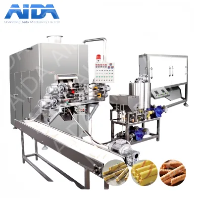 Full Automatic Wafer Roll Baking Machine/Pancake Production Line/Egg Roll Machine Other Machinery & Industrial Equipment