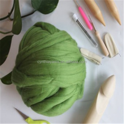 Blanket Yarn Soft Merino 100% Superfine Merino Wool Roving