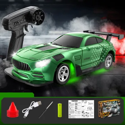 4-Channel Remote Controlled Drift Car 1:64 Scale Racing Car Accelerator Steering USB Cable-Indoor-Outdoor Ready-to-Go Toy