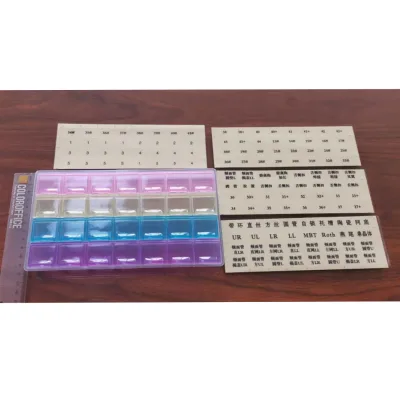 Dental Orthodontic Products Storage Box Braces Brackets Buccal Tubes Organizer Box