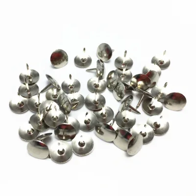 Best Selling 14mm Silver Thumbtack Push Pins Assorted Colors Painted Covered Head  Plastic-Coated Office Stationery Paper Clips