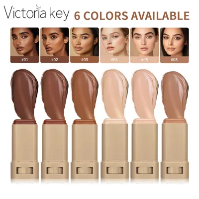 Matte Finish Foundation Stick Set for All Skin Tones Travel Friendly Makeup Stick Buildable Coverage er