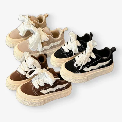 Boys and Girls Sneakers Spring New Soft Sole Kids Anti Slip Sneakers High Quality Baby Shoes