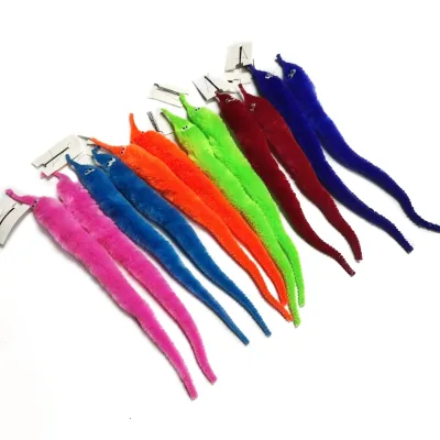 Wholesale Soft Worm Stuffed Plush Toy Cheap Fuzzy Wiggle Magnetic Worm for Party Supplies Promotional Item
