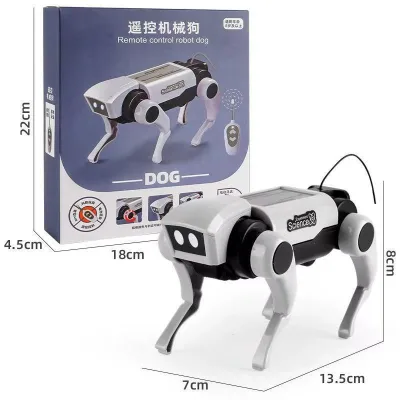 DIY Mechanical Dog and Cat Set Remote Control Supermarket Toy From Internet Celebrity Made of Plastic