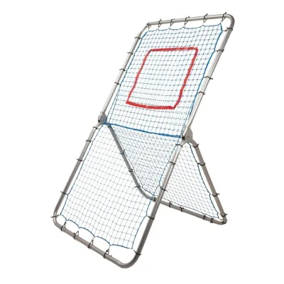 Adjustable Indoor Baseball Softball and Soccer Rebound Practice Net Pitch-Back Rebound Nets