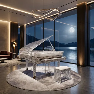 Order Crystal Grand Piano Performance Grand Piano for School & Concert Hall REACH Compliance Factory Wholesale