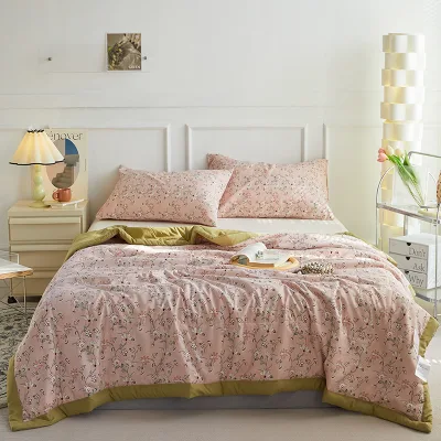 Plush Bed Velvet Wholesale White Twin Size Hotel Winter Quilt Comforter Set