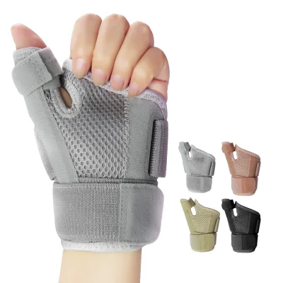 Neoprene Nylon Thumb Splint Spica Support Brace Custom Logo Fitness Medical Equipment for Adult Arthritis Pain and Sprains